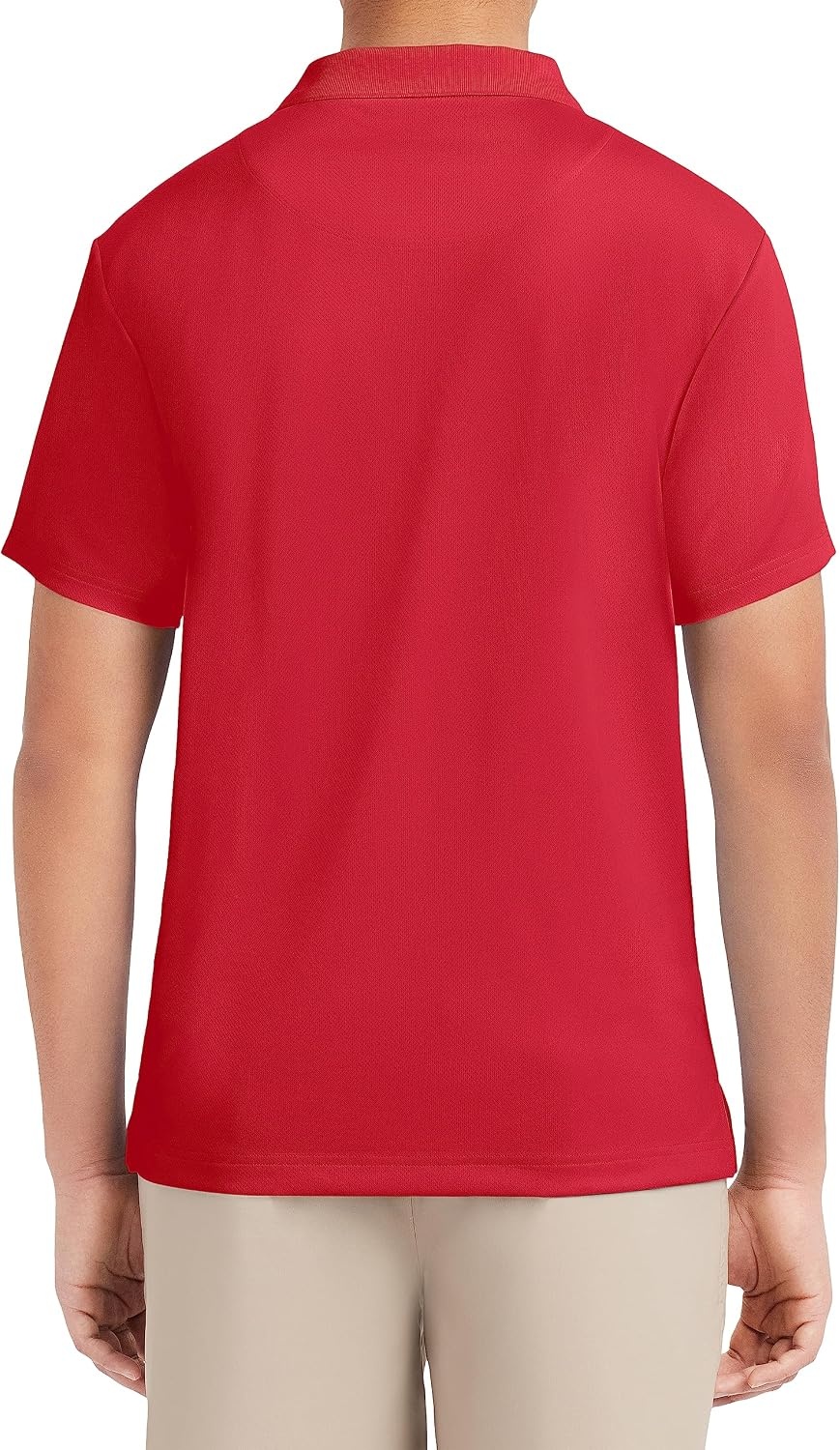 image:imageNautica Mens Uniform Short Sleeve Performance PoloRed