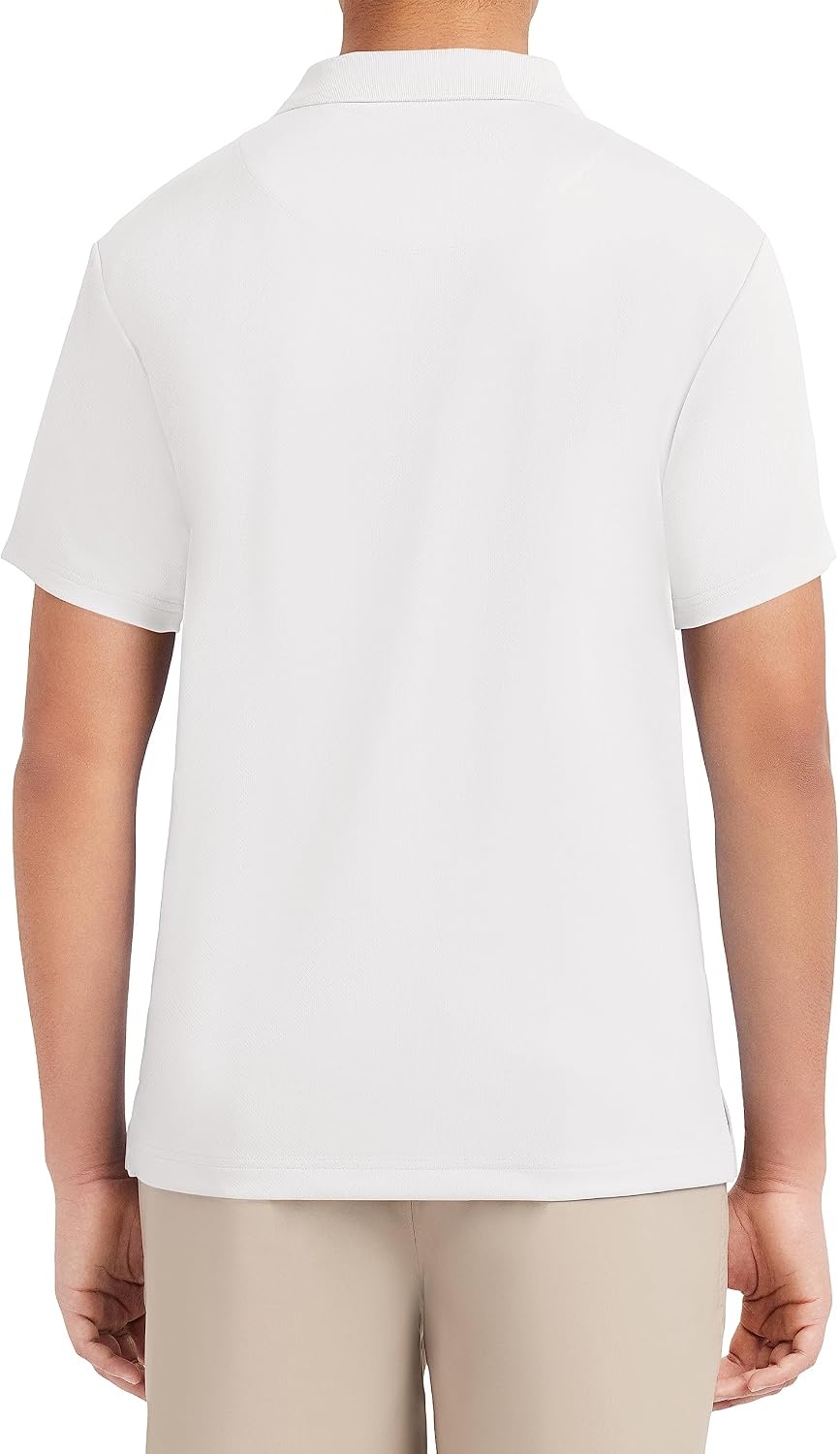 image:imageNautica Mens Uniform Short Sleeve Performance PoloWhite