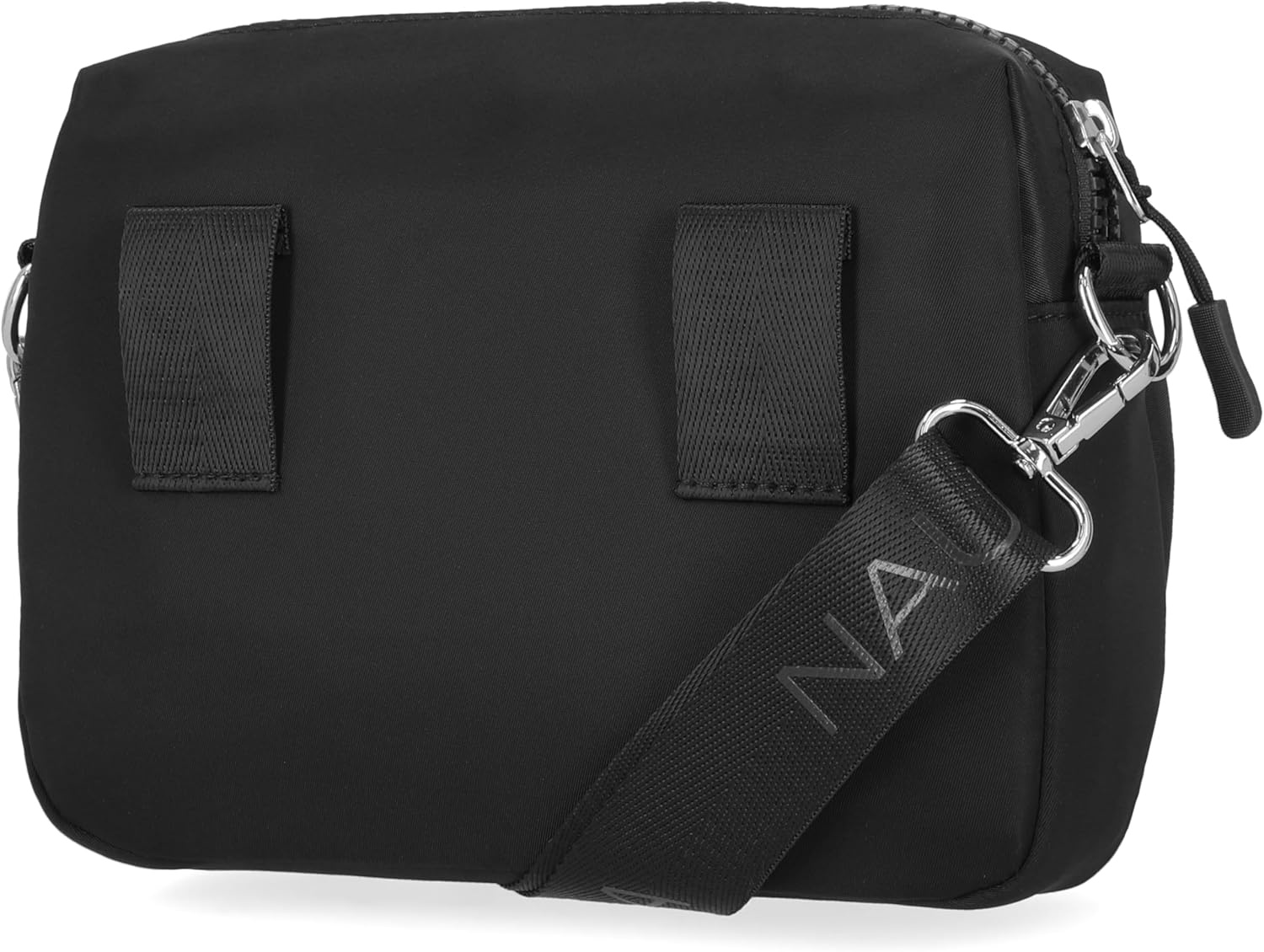 image:imageNautica Nylon Bean crossbodyBelt Bag adjustable shoulder strapBlack Tonal
