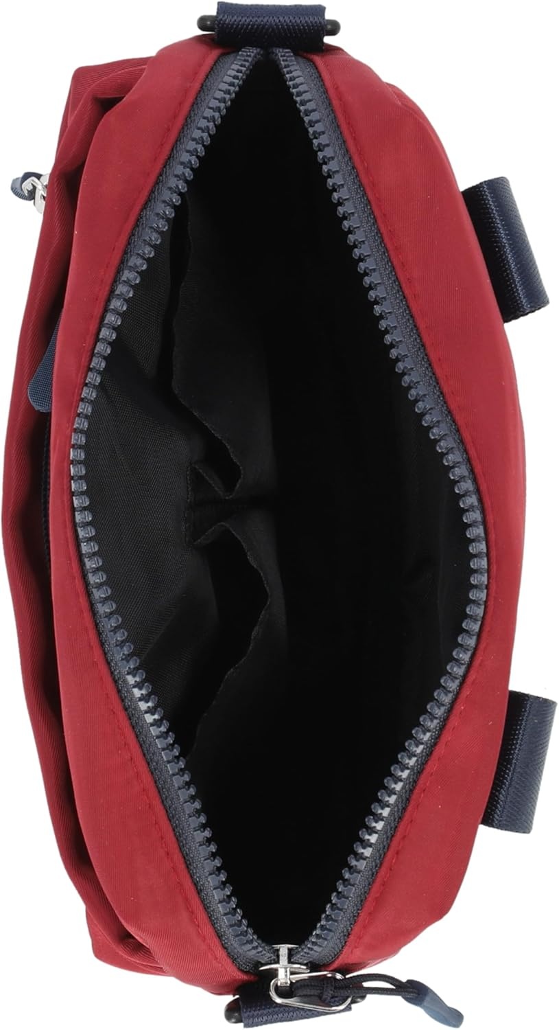 image:imageNautica Nylon Bean crossbodyBelt Bag adjustable shoulder strapCranberry