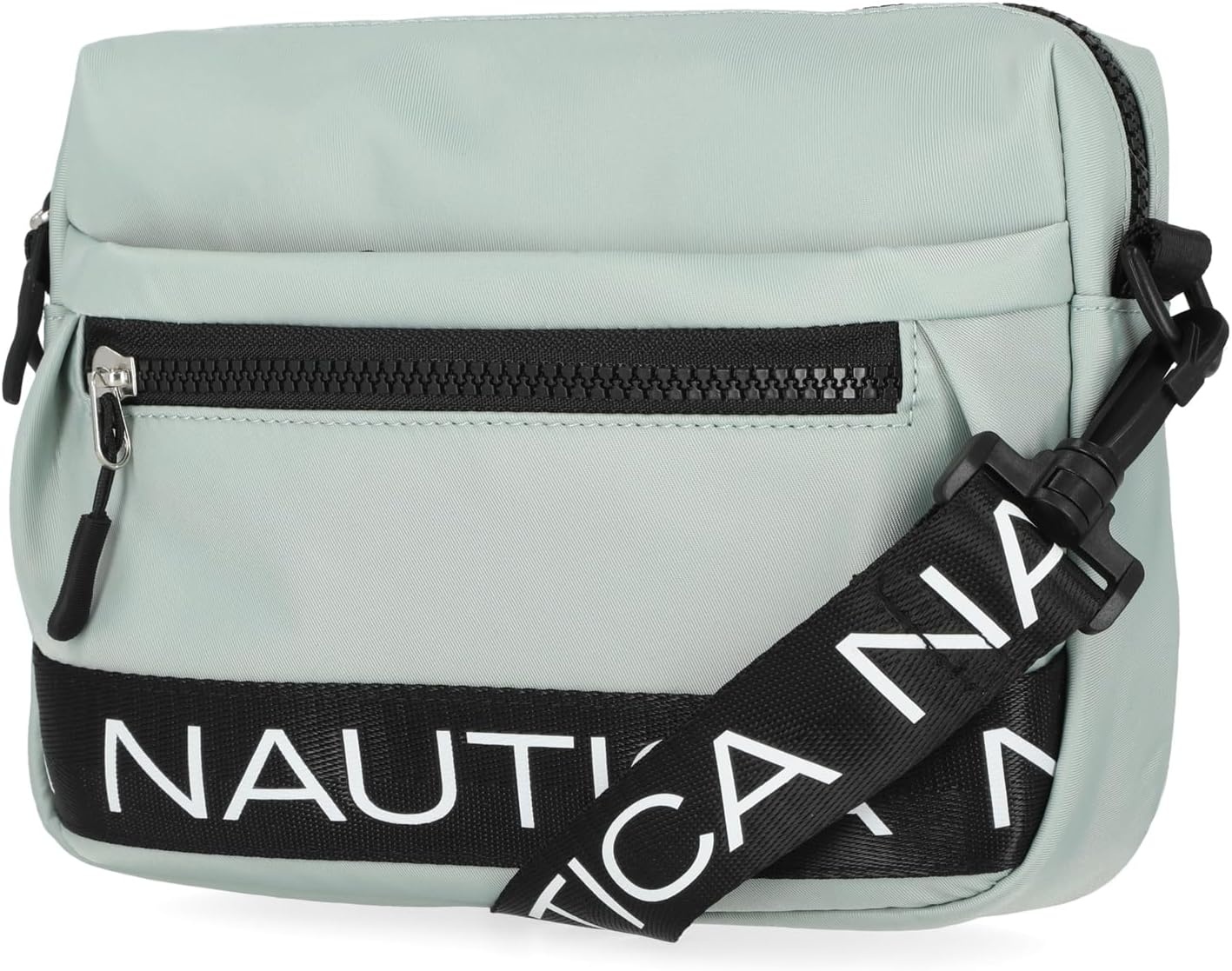 image:imageNautica Nylon Bean crossbodyBelt Bag adjustable shoulder strapDoveGrey