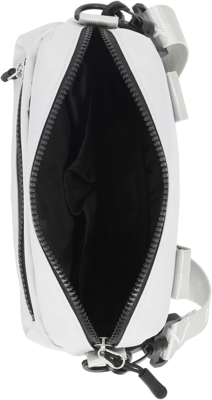image:imageNautica Nylon Bean crossbodyBelt Bag adjustable shoulder strapIce Grey