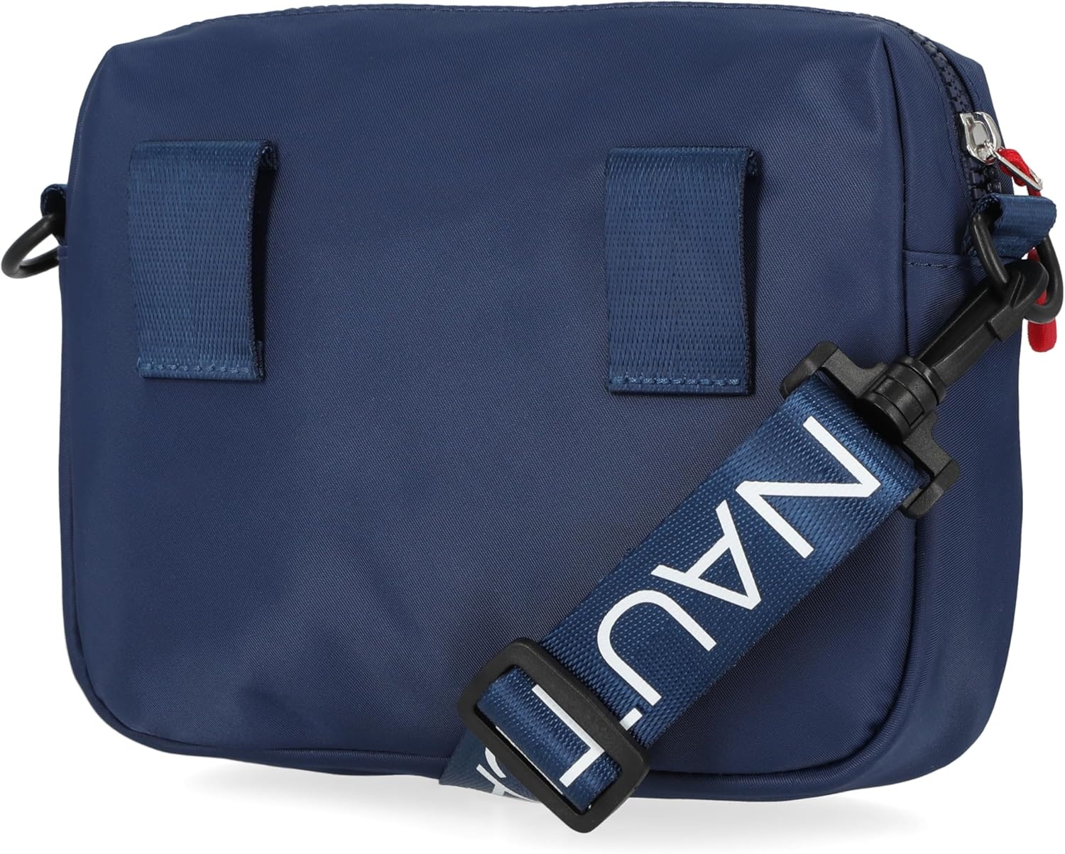 image:imageNautica Nylon Bean crossbodyBelt Bag adjustable shoulder strapIndigo White