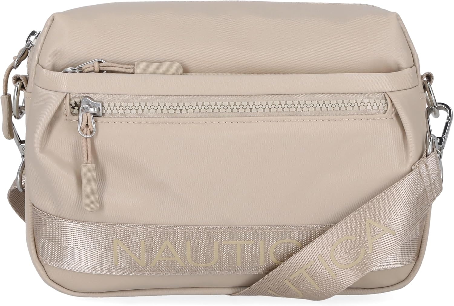 image:imageNautica Nylon Bean crossbodyBelt Bag adjustable shoulder strapMushroom