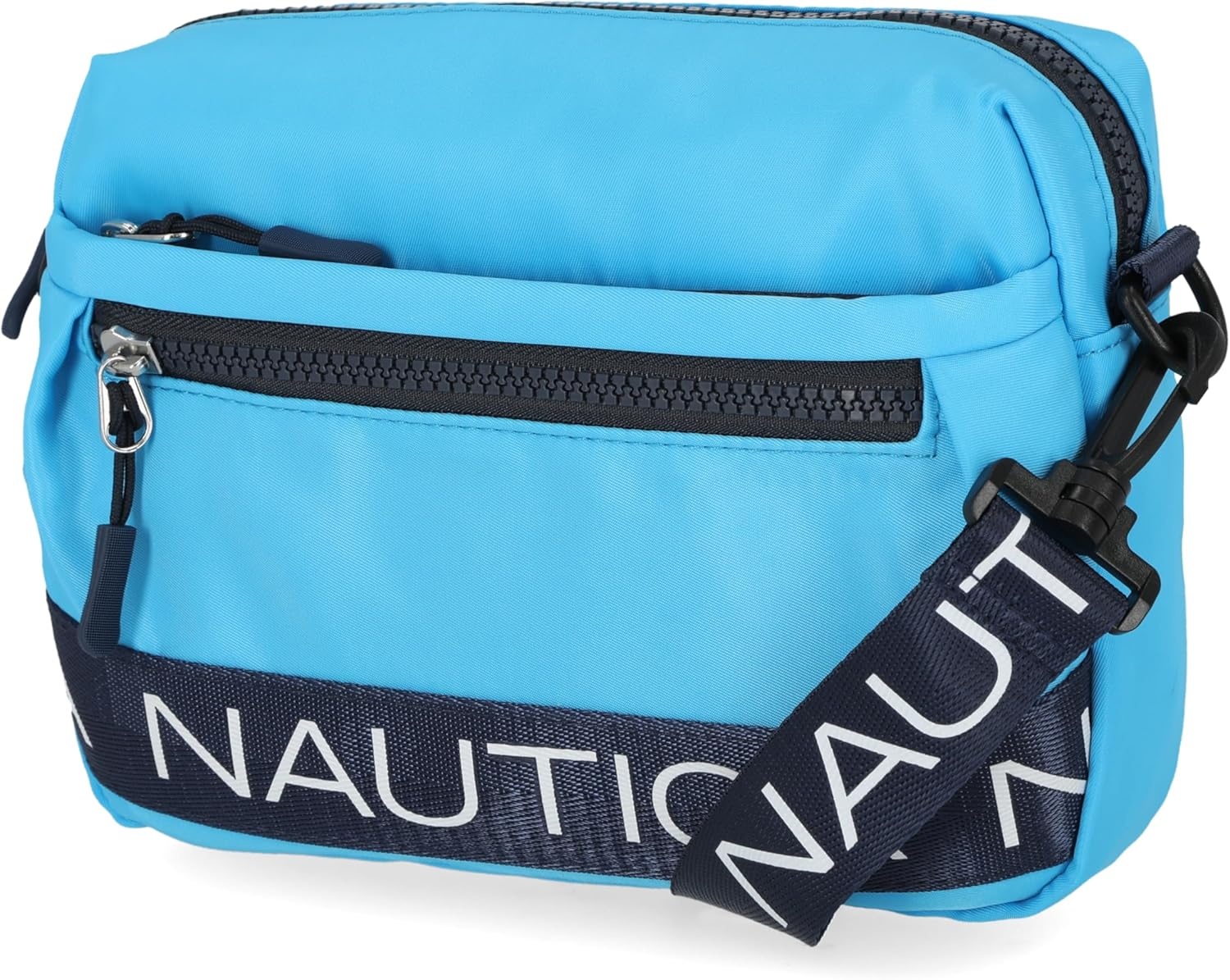 image:imageNautica Nylon Bean crossbodyBelt Bag adjustable shoulder strapScuba Blue