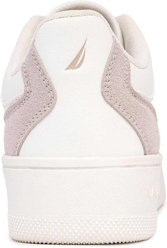 image:imageNautica Platform Sneakers for Womens Fashion Trendy Shoes White Casual Sneaker Thick Sole Everyday Walking ShoesWhite Greynachez