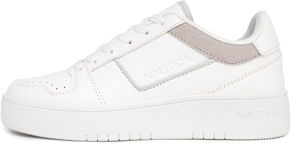 image:imageNautica Platform Sneakers for Womens Fashion Trendy Shoes White Casual Sneaker Thick Sole Everyday Walking ShoesWhitelarissa