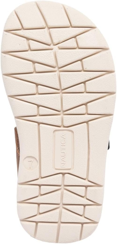 image:imageNautica Toddler Boys Sport Sandals Lightweight Athletic OpenToe Summer Shoes with Dual Adjustable Hook and Loop Straps for Outdoor Play Beach and WaterBrown Olive Jupiter