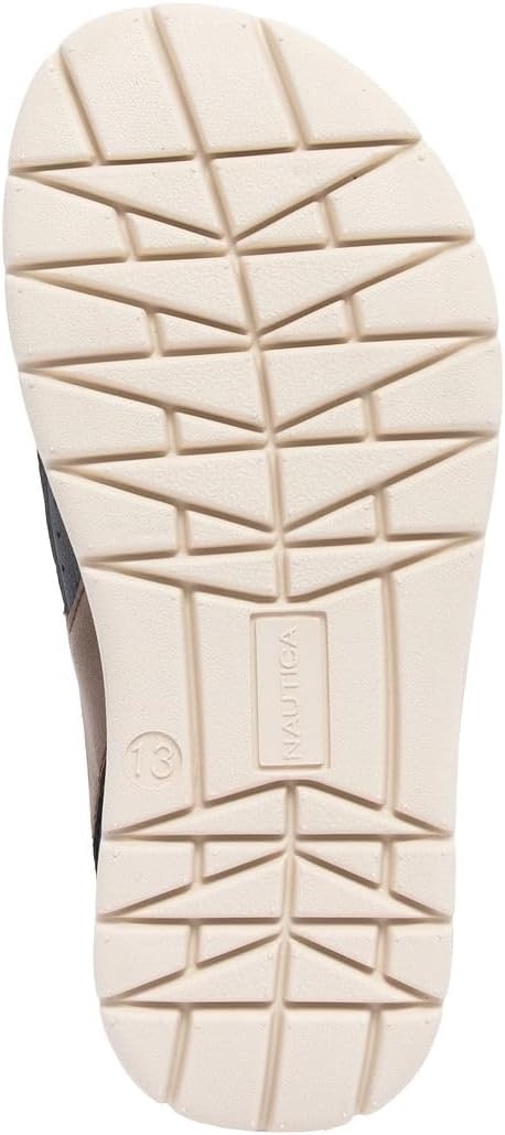 image:imageNautica Toddler Boys Sport Sandals Lightweight Athletic OpenToe Summer Shoes with Dual Adjustable Hook and Loop Straps for Outdoor Play Beach and WaterBrown Navyjimmy