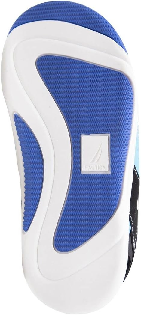 image:imageNautica Toddler Boys Sport Sandals Lightweight Athletic OpenToe Summer Shoes with Dual Adjustable Hook and Loop Straps for Outdoor Play Beach and WaterBlack Blue Tealhelm