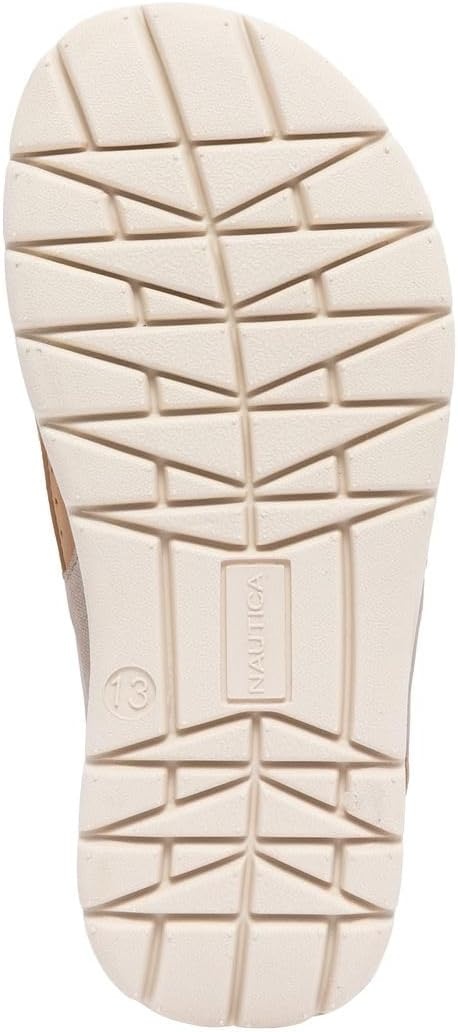 image:imageNautica Toddler Boys Sport Sandals Lightweight Athletic OpenToe Summer Shoes with Dual Adjustable Hook and Loop Straps for Outdoor Play Beach and WaterKhakijimmy
