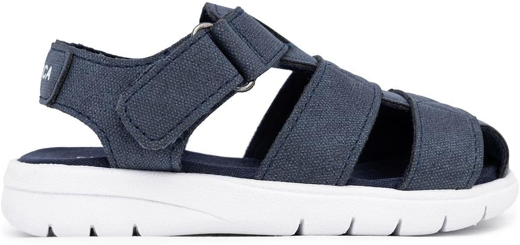image:imageNautica Toddler Sandals ClosedToe Athletic Summer Shoes for Boys amp Girls with Adjustable Straps Perfect for Active Play Toddler amp Little Kid SizesNavy