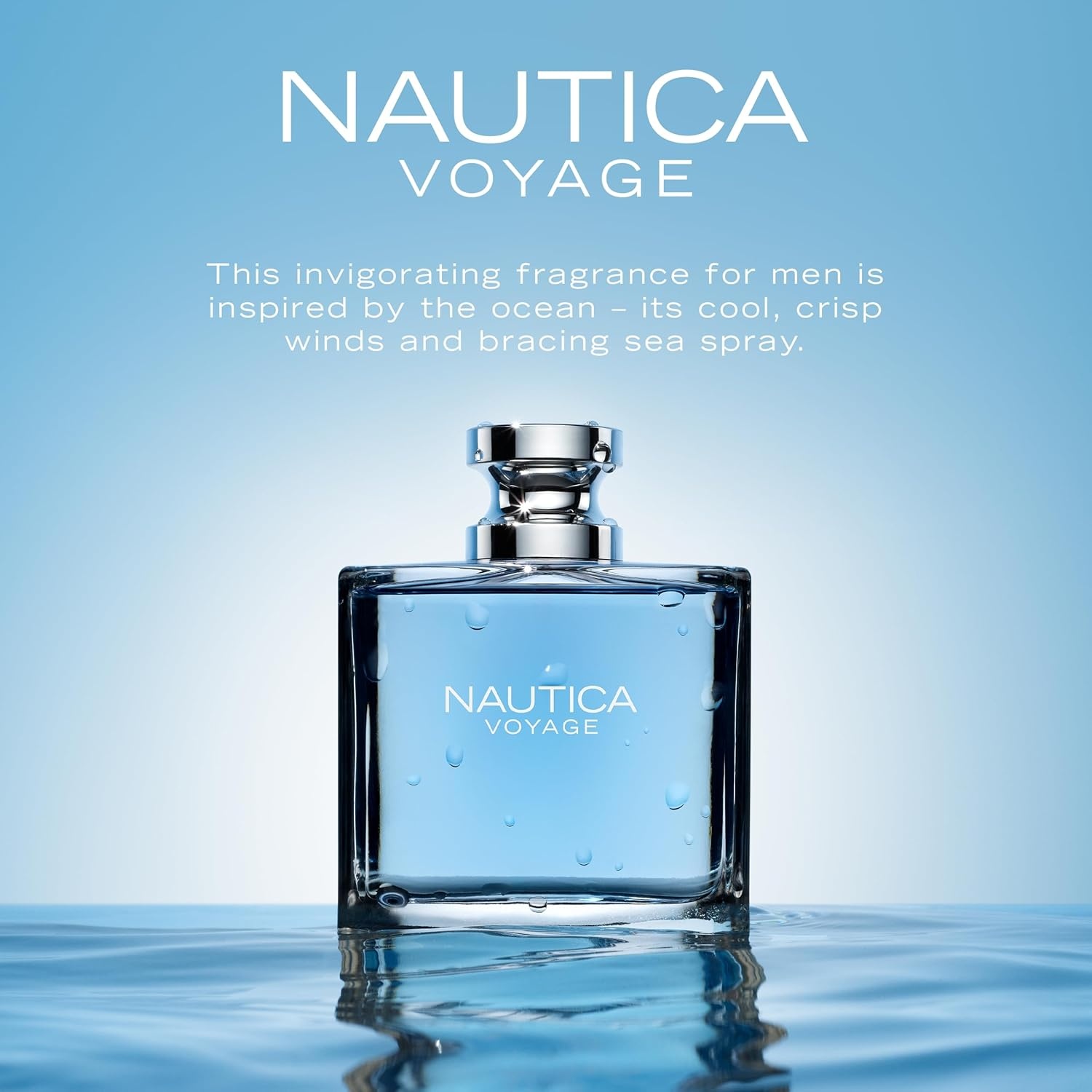 image:imageNautica Voyage Eau De Toilette Cologne and Fragrance For Men Fresh Romantic Fruity Scent Woody Aquatic Notes of Apple Water Lotus Cedarwood and Musk Ideal Day Wear Long Lasting 33Fl ozNautica Voyage