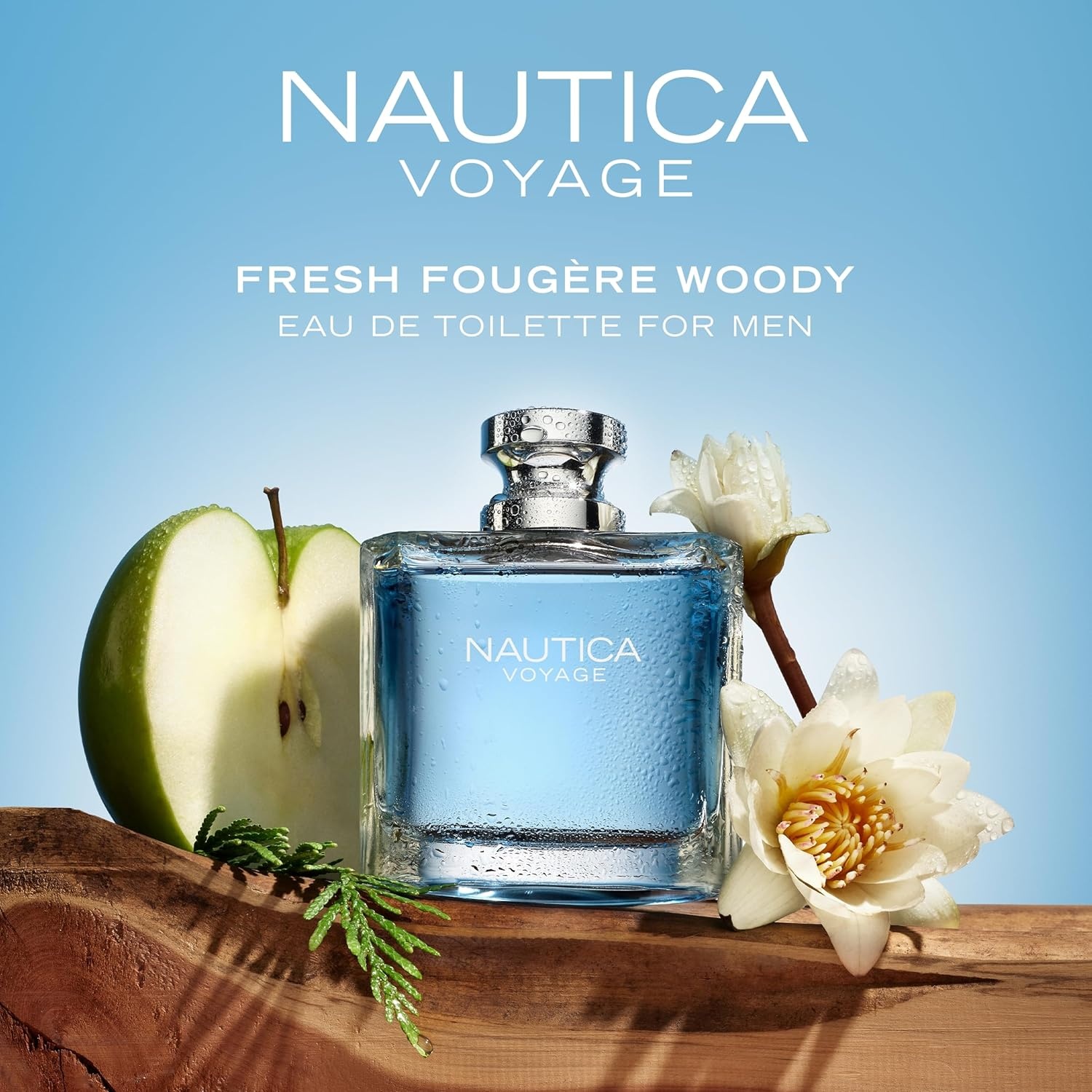 image:imageNautica Voyage Eau De Toilette Cologne and Fragrance For Men Fresh Romantic Fruity Scent Woody Aquatic Notes of Apple Water Lotus Cedarwood and Musk Ideal Day Wear Long Lasting 33Fl ozNautica Voyage