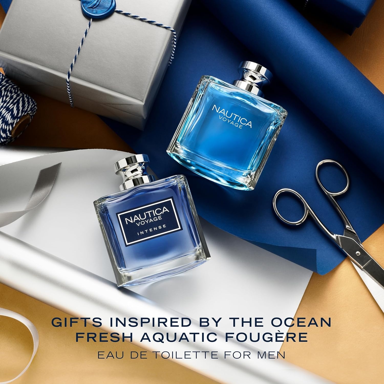 image:imageNautica Voyage Eau De Toilette Cologne and Fragrance For Men Fresh Romantic Fruity Scent Woody Aquatic Notes of Apple Water Lotus Cedarwood and Musk Ideal Day Wear Long Lasting 33Fl ozNautica Voyage Intense