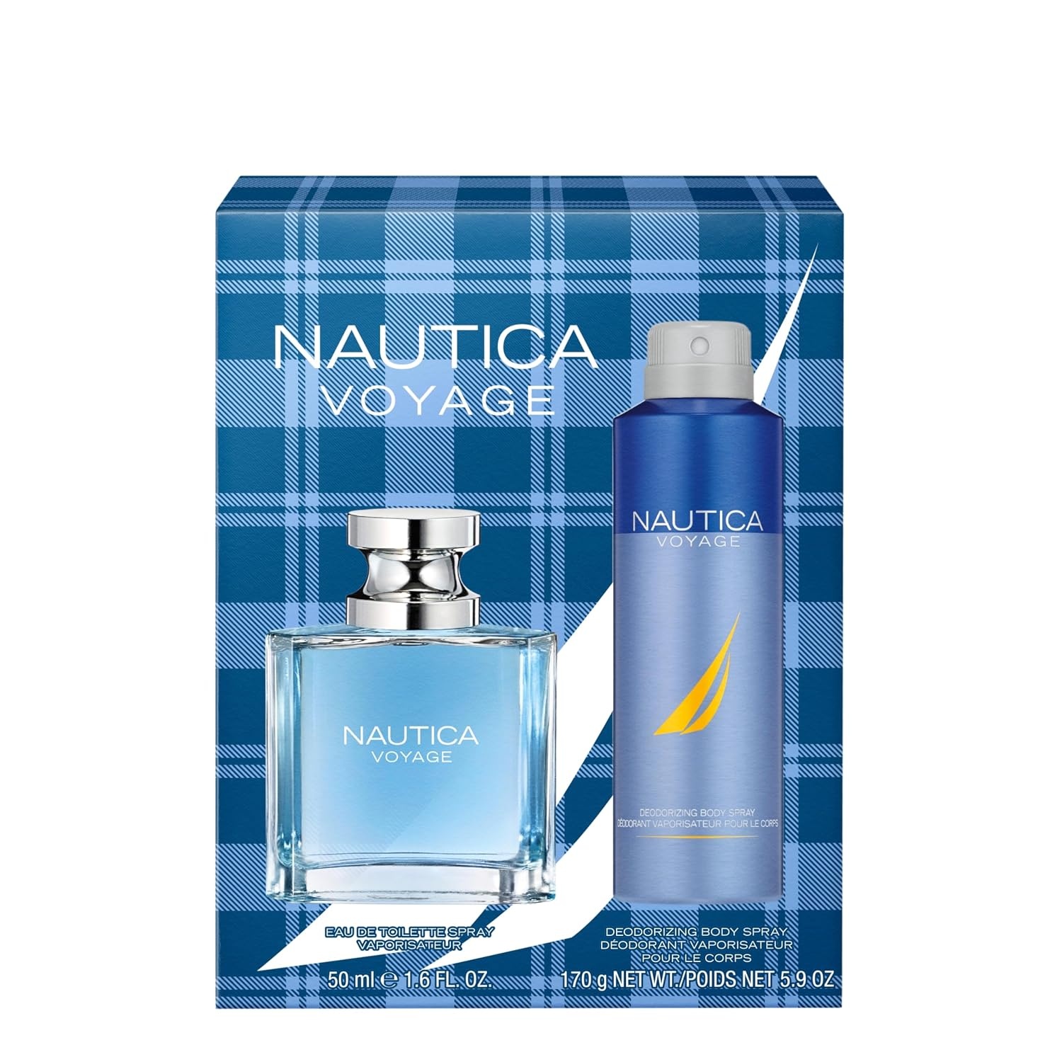 image:imageNautica Voyage Eau De Toilette Cologne and Fragrance For Men Fresh Romantic Fruity Scent Woody Aquatic Notes of Apple Water Lotus Cedarwood and Musk Ideal Day Wear Long Lasting 33Fl ozNautica Voyage Giftset