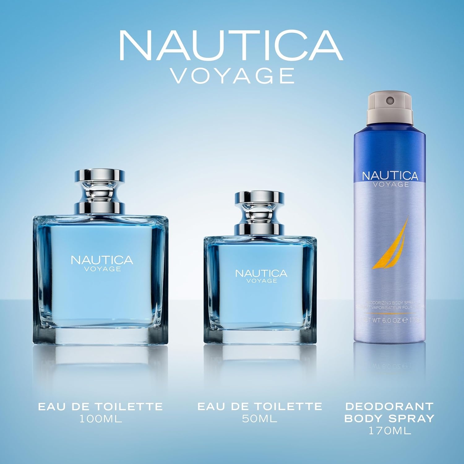 image:imageNautica Voyage Eau De Toilette Cologne and Fragrance For Men Fresh Romantic Fruity Scent Woody Aquatic Notes of Apple Water Lotus Cedarwood and Musk Ideal Day Wear Long Lasting 33Fl ozNautica Voyage