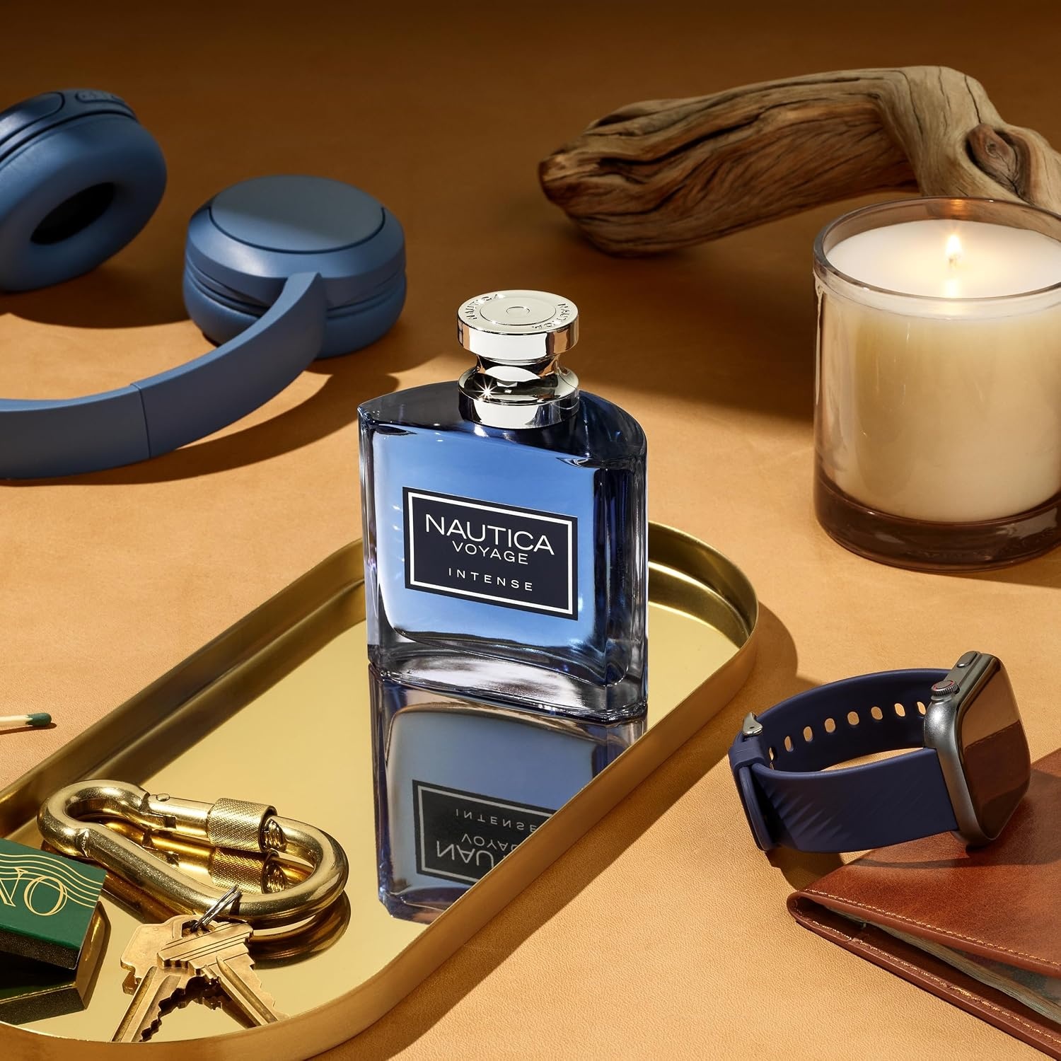 image:imageNautica Voyage Eau De Toilette Cologne and Fragrance For Men Fresh Romantic Fruity Scent Woody Aquatic Notes of Apple Water Lotus Cedarwood and Musk Ideal Day Wear Long Lasting 33Fl ozNautica Voyage Intense