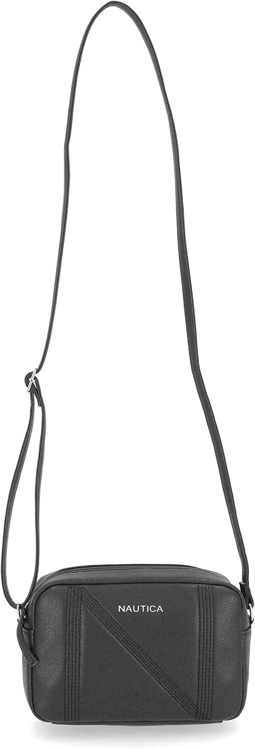 image:imageNautica Womens Candid Camera Adjustable Crossbody BagBlack