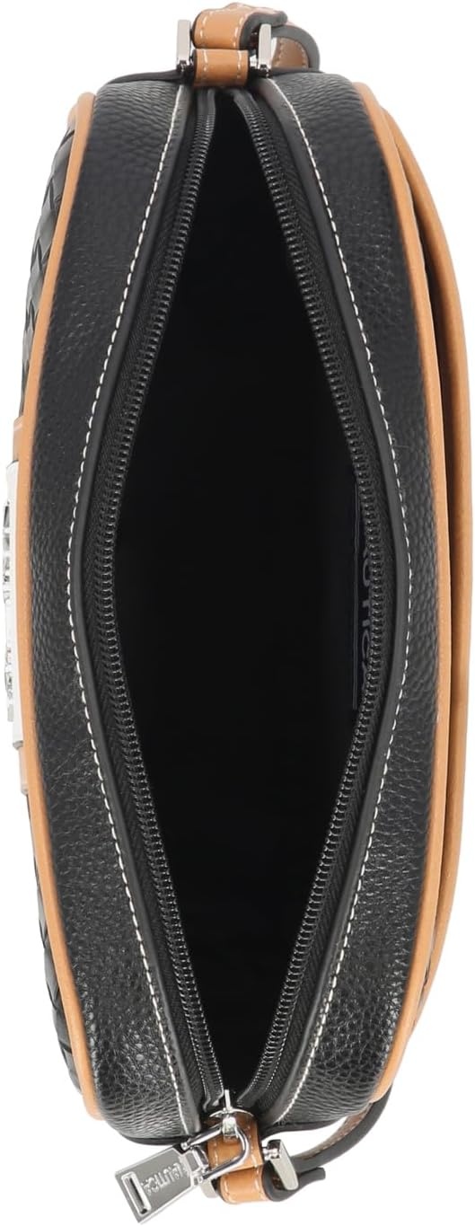image:imageNautica Womens Candid Camera Adjustable Crossbody BagBlack Woven