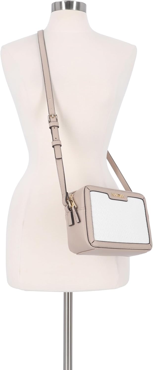 image:imageNautica Womens Candid Camera Adjustable Crossbody BagOn the Boarder WhiteMushroom