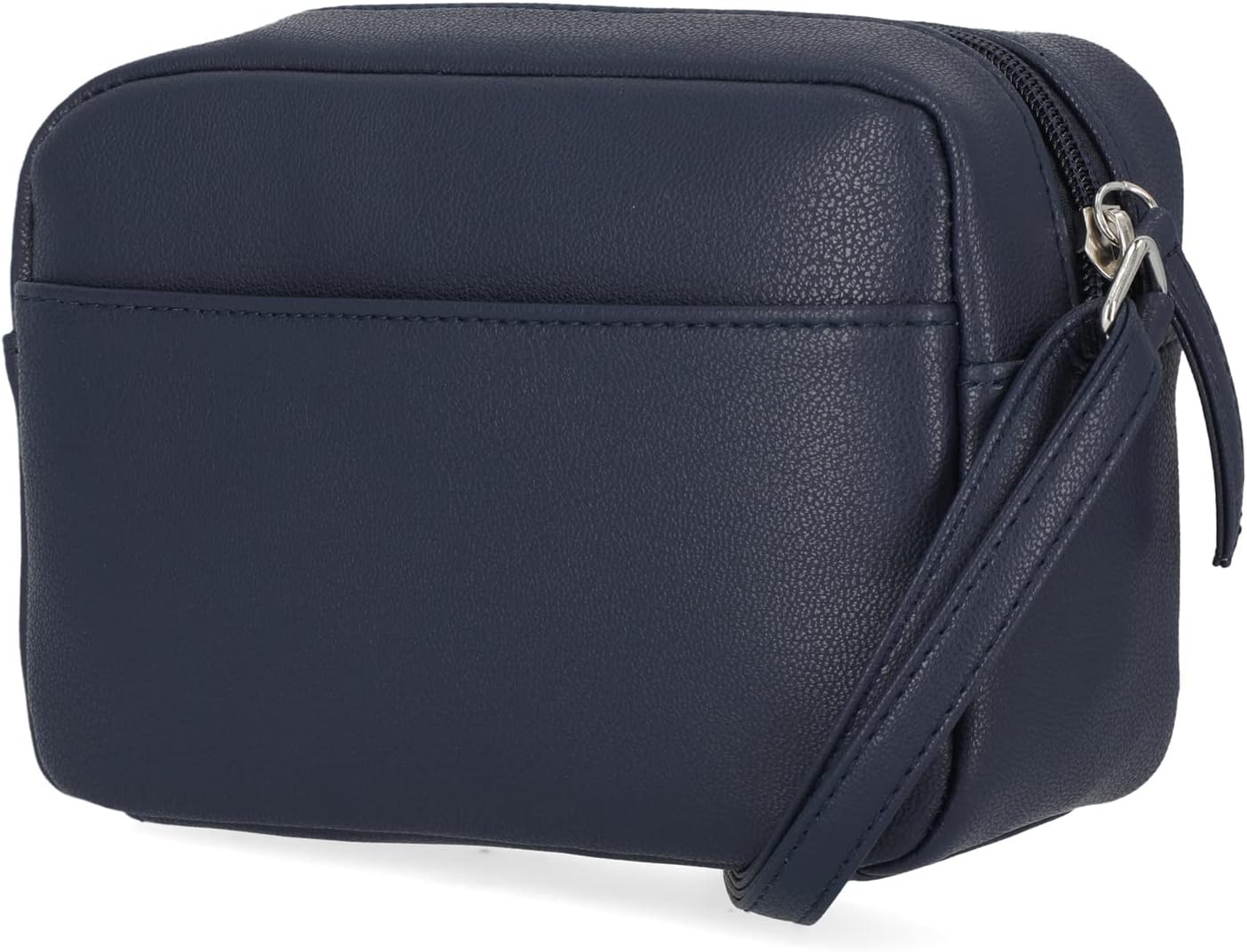 image:imageNautica Womens Candid Camera Adjustable Crossbody BagVariegated Logo Embossed Black