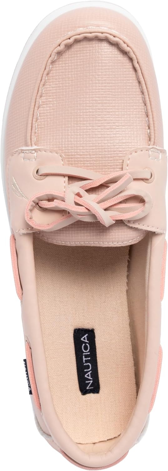 image:imageNautica Womens Casual Boat Shoes MocToe Loafers with Cushioned Insole Deck Fashion SneakerBlush Emboss