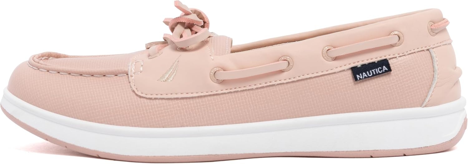 image:imageNautica Womens Casual Boat Shoes MocToe Loafers with Cushioned Insole Deck Fashion SneakerBlush Emboss