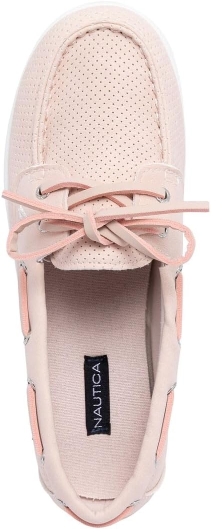 image:imageNautica Womens Casual Boat Shoes MocToe Loafers with Cushioned Insole Deck Fashion SneakerBlush Perf