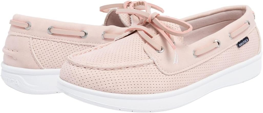 image:imageNautica Womens Casual Boat Shoes MocToe Loafers with Cushioned Insole Deck Fashion SneakerBlush Perf