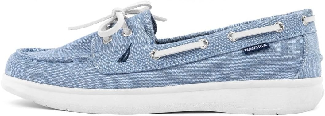 image:imageNautica Womens Casual Boat Shoes MocToe Loafers with Cushioned Insole Deck Fashion SneakerDenim
