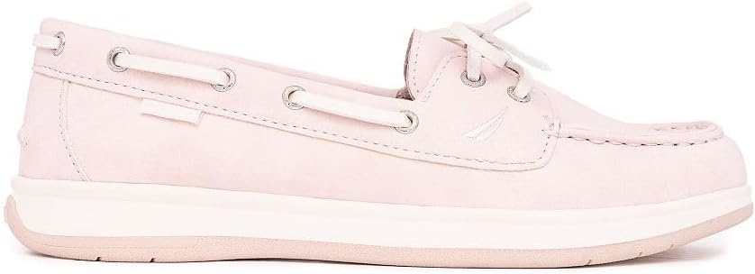 image:imageNautica Womens Casual Boat Shoes MocToe Loafers with Cushioned Insole Deck Fashion SneakerPink Nubuck