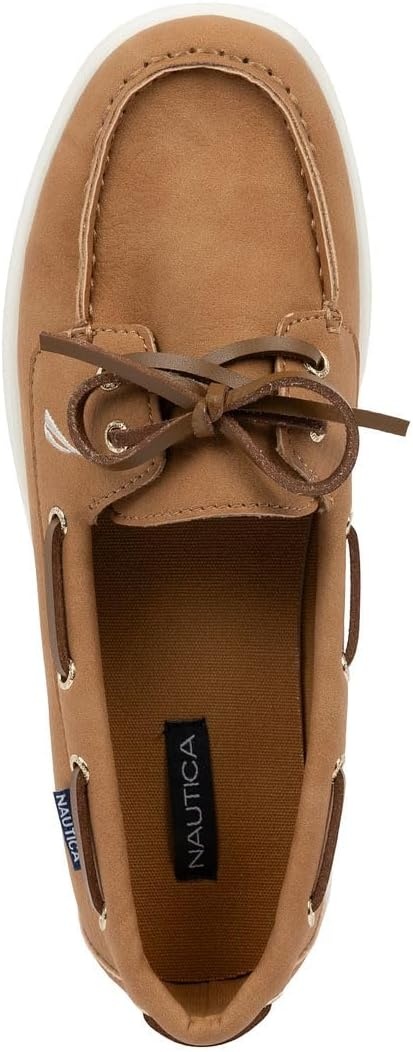 image:imageNautica Womens Casual Boat Shoes MocToe Loafers with Cushioned Insole Deck Fashion SneakerTan