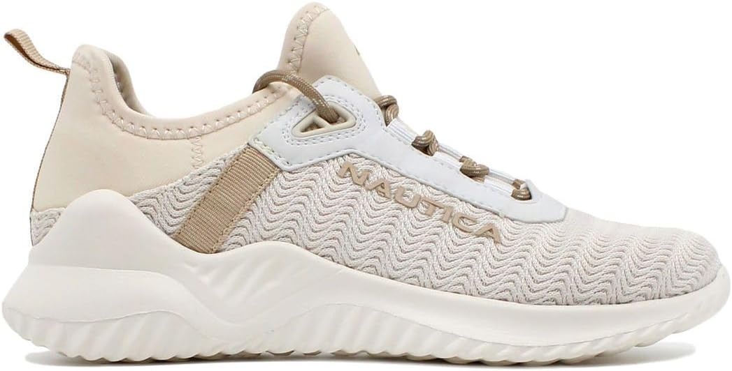 image:imageNautica Womens Casual Fashion Sneakers Comfortable Walking Shoes with Knit Upper and Cushioned SupportDanvillenude