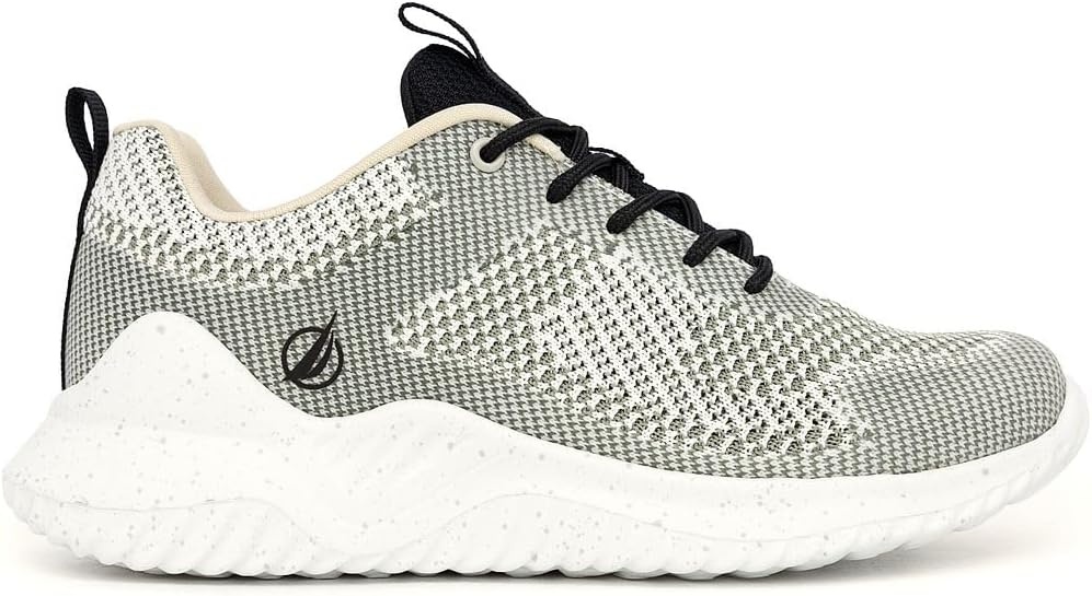 image:imageNautica Womens Casual Fashion Sneakers Comfortable Walking Shoes with Knit Upper and Cushioned SupportOlivekenyo
