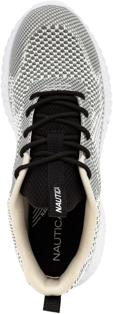 image:imageNautica Womens Casual Fashion Sneakers Comfortable Walking Shoes with Knit Upper and Cushioned SupportOlivekenyo