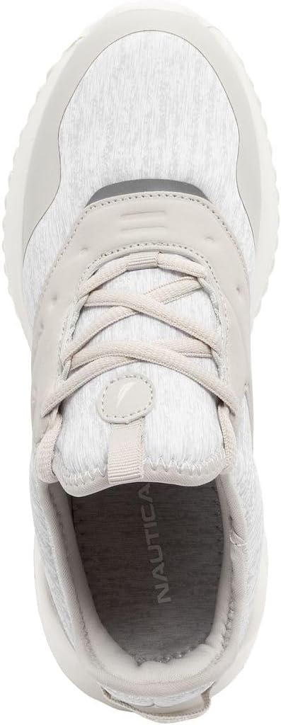 image:imageNautica Womens Casual Fashion Sneakers Comfortable Walking Shoes with Knit Upper and Cushioned SupportWarm Greyrosea