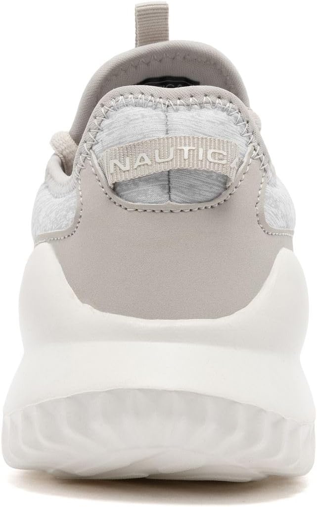 image:imageNautica Womens Casual Fashion Sneakers Comfortable Walking Shoes with Knit Upper and Cushioned SupportWarm Greyrosea
