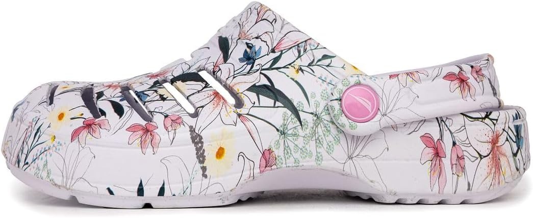 image:imageNautica Womens Classic SlipOn Clogs Comfortable Crafted Clog Water Shoes for Garden and Casual WearLily Print
