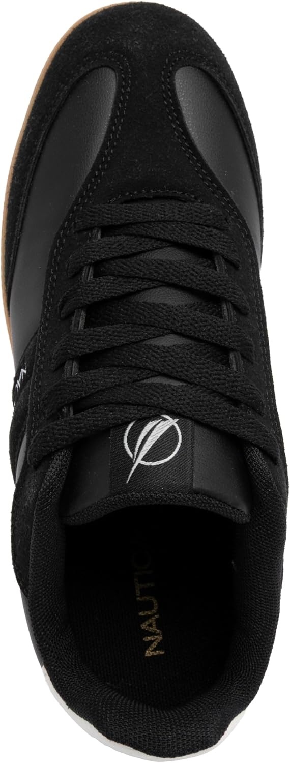 image:imageNautica Womens Fashion Sneaker Classic Casual Shoe with Soft Cushion Comfort and Durable Gum Bottom Outsole KeotaBlack Whitekeota
