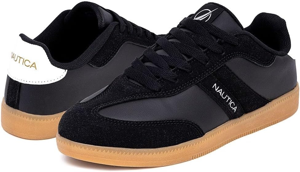 image:imageNautica Womens Fashion Sneaker Classic Casual Shoe with Soft Cushion Comfort and Durable Gum Bottom Outsole KeotaBlackkeota