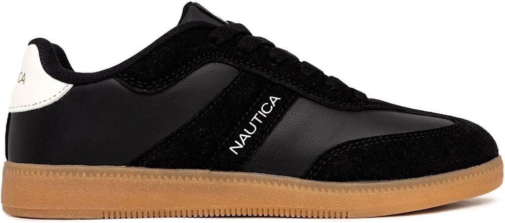image:imageNautica Womens Fashion Sneaker Classic Casual Shoe with Soft Cushion Comfort and Durable Gum Bottom Outsole KeotaBlackkeota