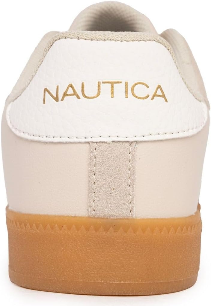 image:imageNautica Womens Fashion Sneaker Classic Casual Shoe with Soft Cushion Comfort and Durable Gum Bottom Outsole KeotaCreamkeota