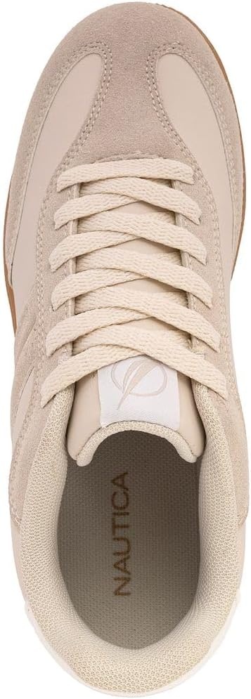 image:imageNautica Womens Fashion Sneaker Classic Casual Shoe with Soft Cushion Comfort and Durable Gum Bottom Outsole KeotaCreamkeota