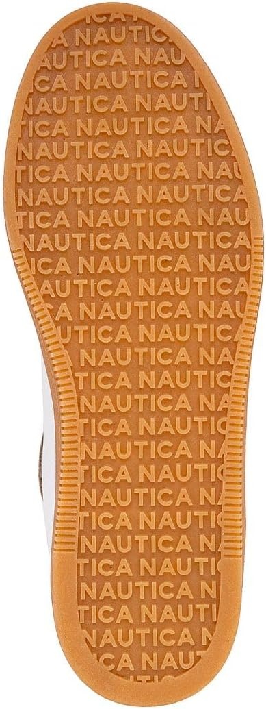 image:imageNautica Womens Fashion Sneaker Classic Casual Shoe with Soft Cushion Comfort and Durable Gum Bottom Outsole KeotaWhite Taupekeota
