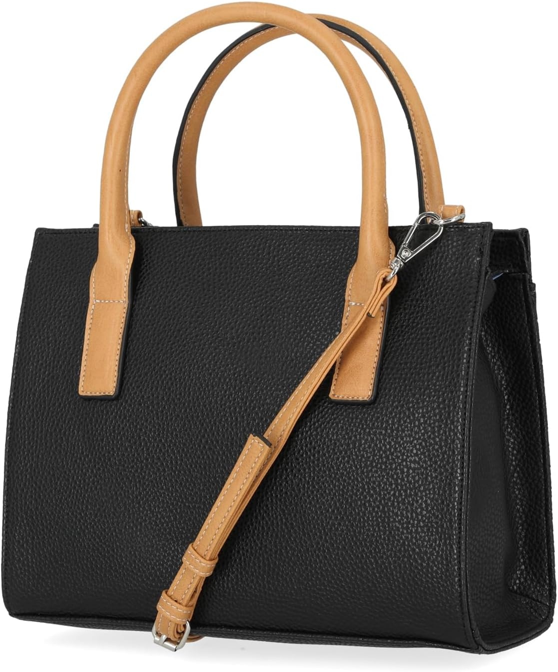 image:imageNautica Womens Sandy Jr Top Handel Satchel with Removable Crossbody StrapBlack Woven