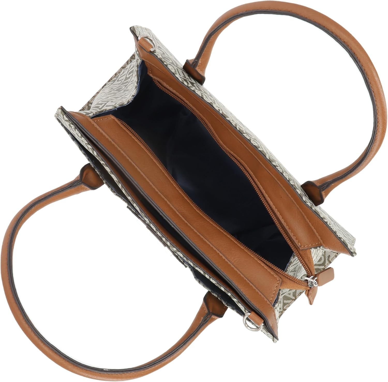 image:imageNautica Womens Sandy Jr Top Handel Satchel with Removable Crossbody StrapOlive Lakeside Jacquard