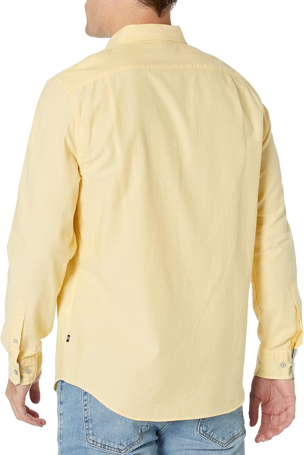 image:imageNautica Young Mens School Uniform Long Sleeve Performance Oxford ButtonDown ShirtCorn