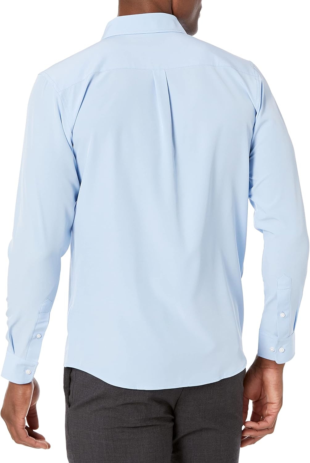 image:imageNautica Young Mens School Uniform Long Sleeve Performance Oxford ButtonDown ShirtOx Blue