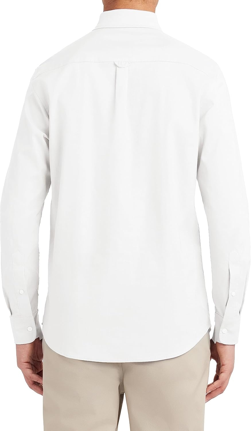 image:imageNautica Young Mens School Uniform Long Sleeve Performance Oxford ButtonDown ShirtWhite